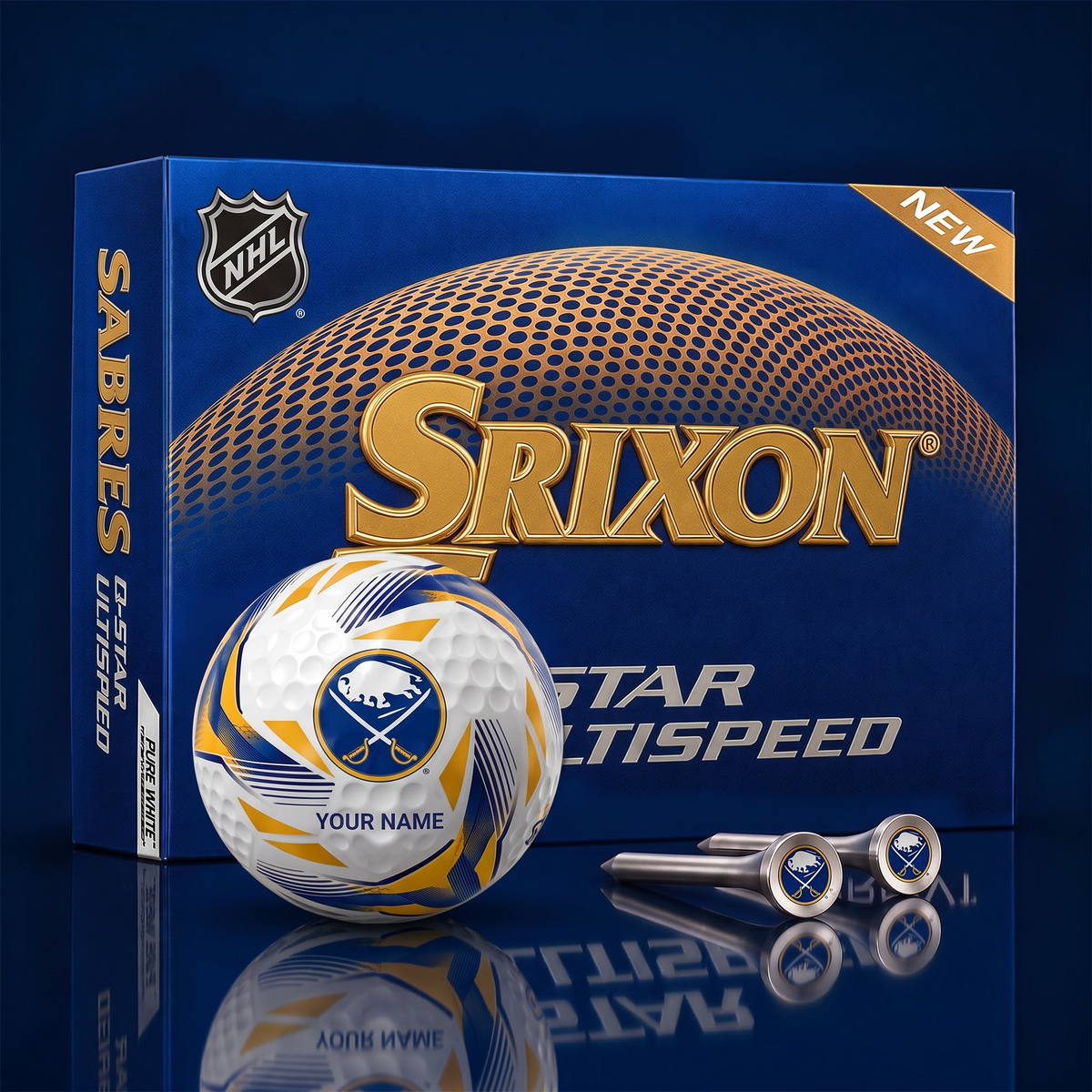BS_NHL  Fan Signature Golf Ball Set  Personalized Edition