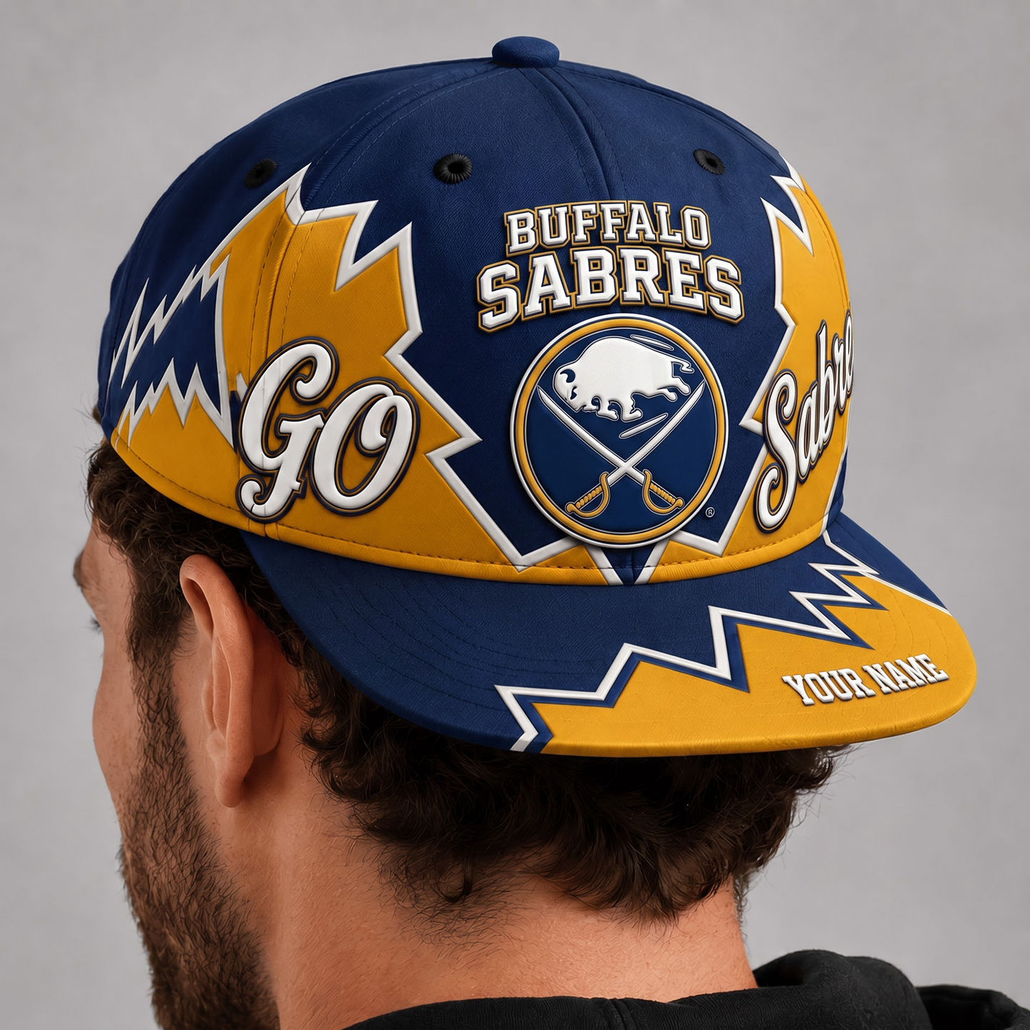 BUF X NHL Premium Snapback CapPersonalized Gift For Fan Hockey Men Women