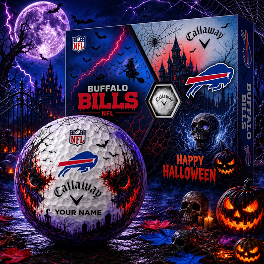 BUF X Premium NFL Halloween Golf Ball Limited Edition V2