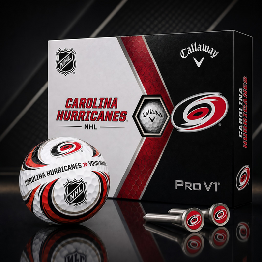 CAR X PREMIUM NHL PERSONALIZED PRO V1 GOLF BALL SET COLLECTOR EDITION