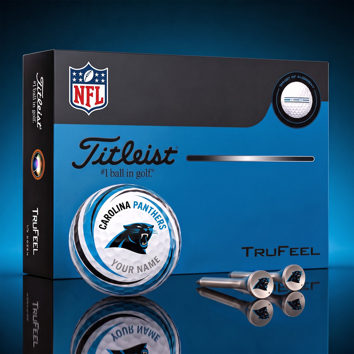 CAR X SIGNATURE NFL DELUXE PERSONALIZED GOLF BALL SET – PREMIUM EDITION