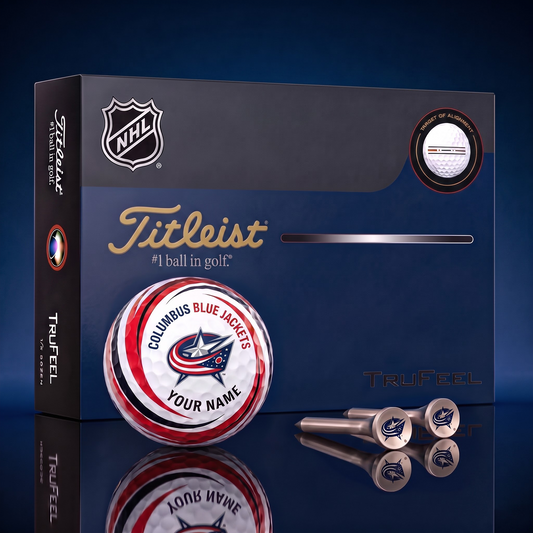 CBJ X SIGNATURE NHL DELUXE PERSONALIZED GOLF BALL SET – PREMIUM EDITION