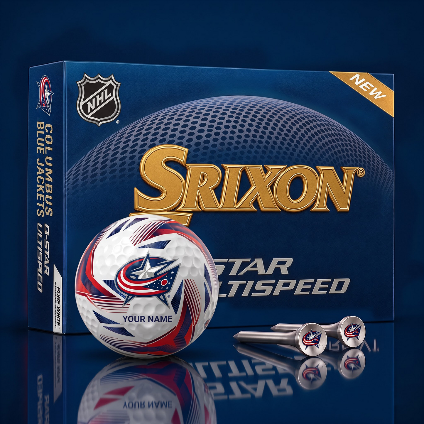 CBJ_NHL  Fan Signature Golf Ball Set  Personalized Edition