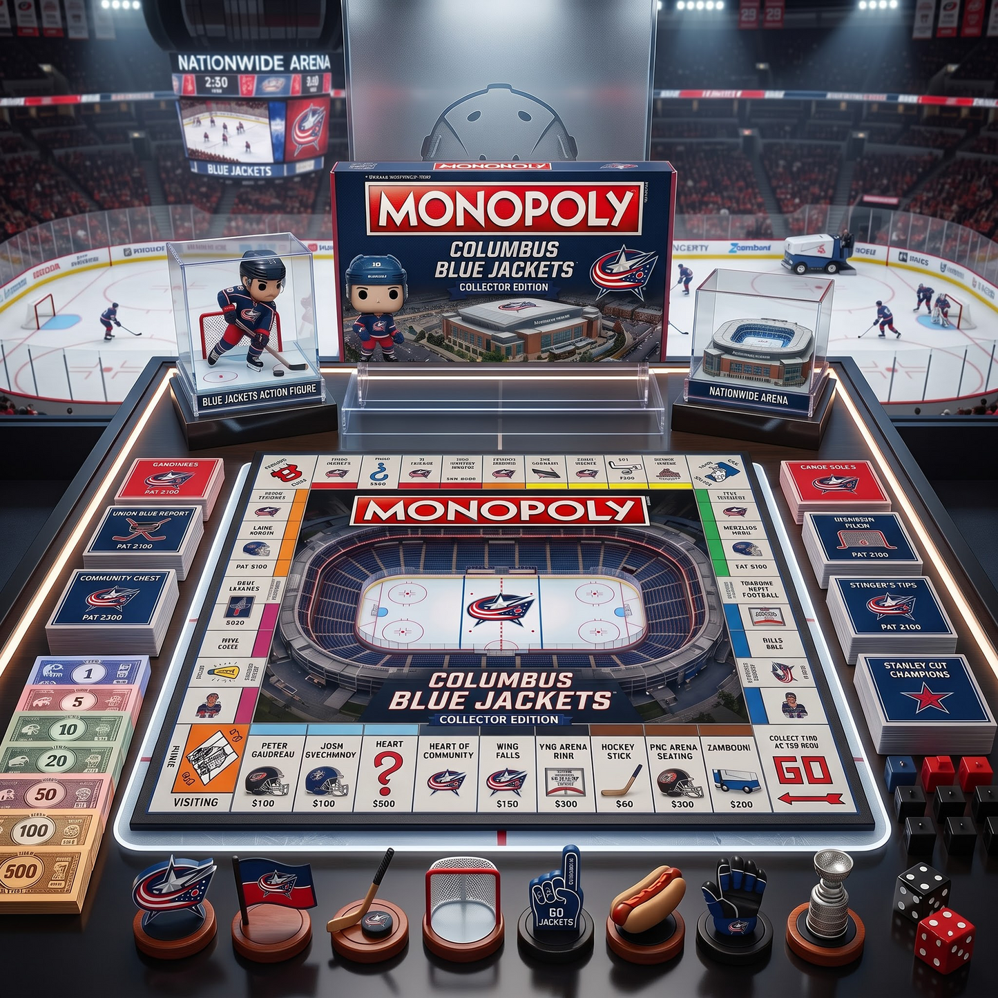 CBJ_PREMIUM MONOPOLY NHL COLLECTOR’S EDITION BOARD GAME