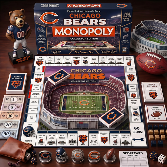 CB_MONOPOLY NFL DELUXE SPORTS BOARD GAME PREMIUM COLLECTOR EDITION
