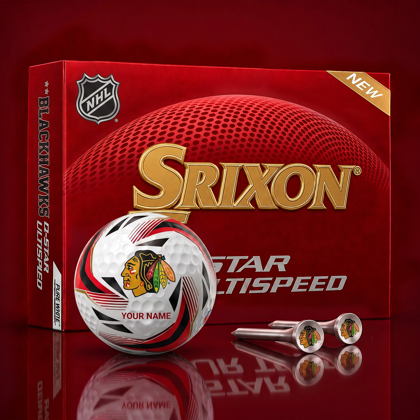 CB_NHL  Fan Signature Golf Ball Set  Personalized Edition