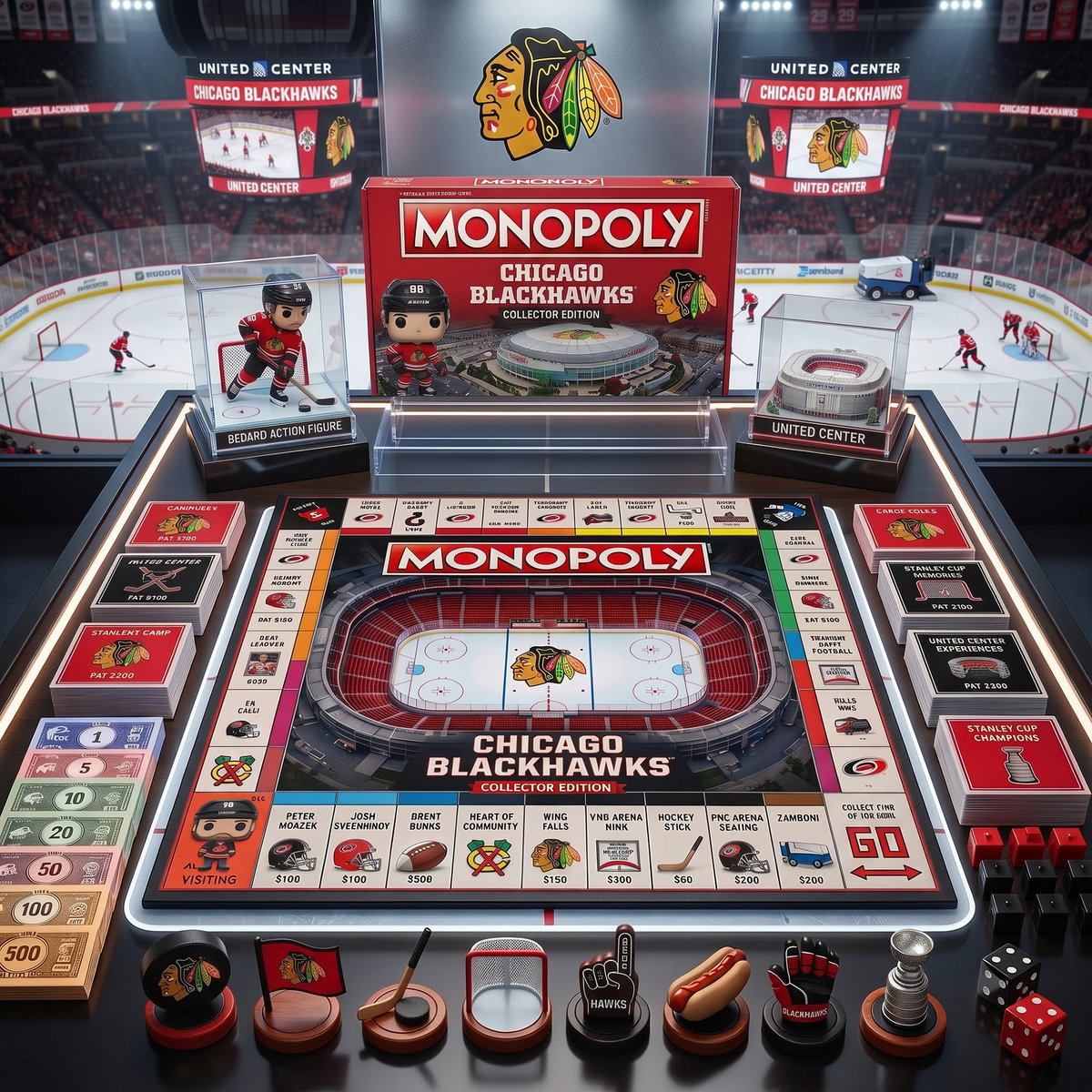 CB_PREMIUM MONOPOLY NHL COLLECTOR’S EDITION BOARD GAME