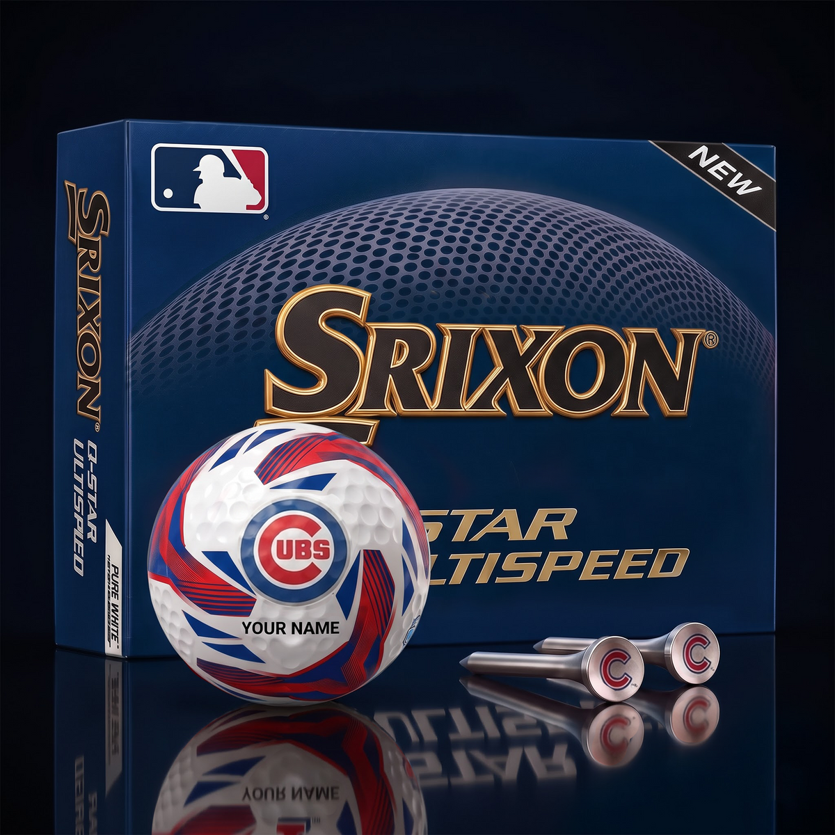 CC x MLB Football Fan Signature Golf Ball Set Personalized Edition