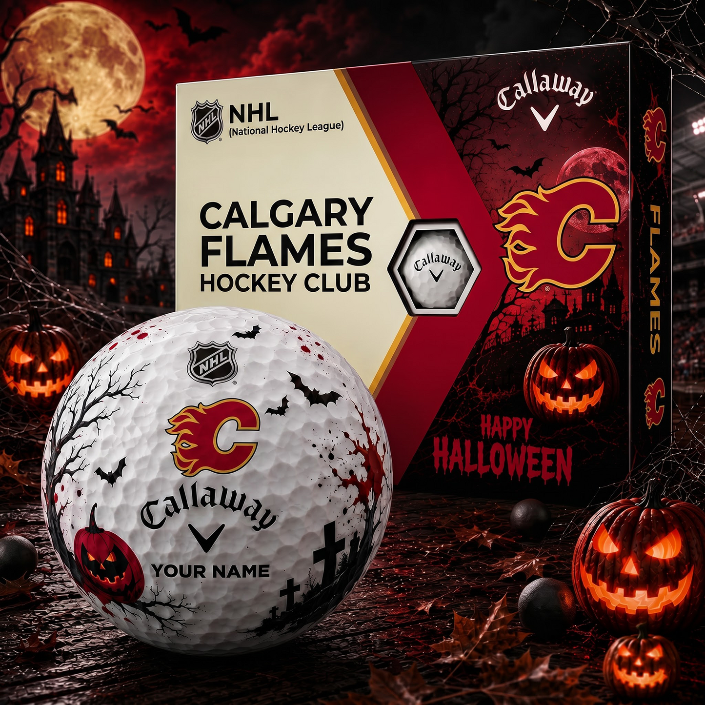 CGY X Premium NHL Halloween Golf Ball Limited Edition