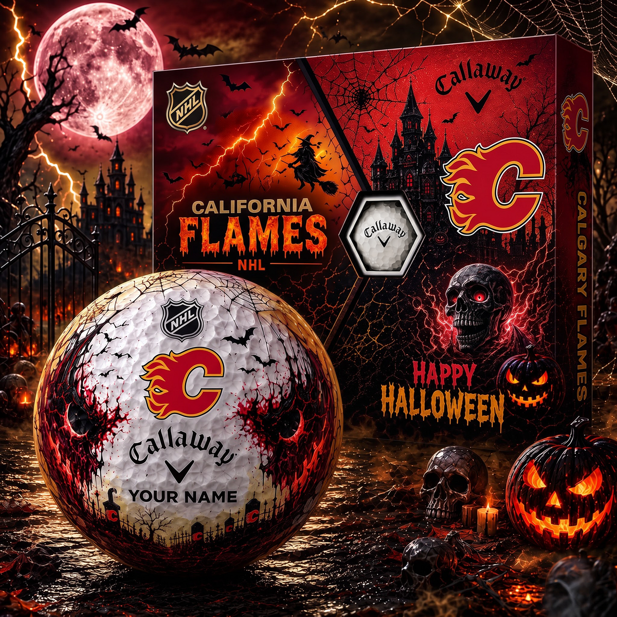 CGY X Premium NHL Halloween Golf Ball Limited Edition V2