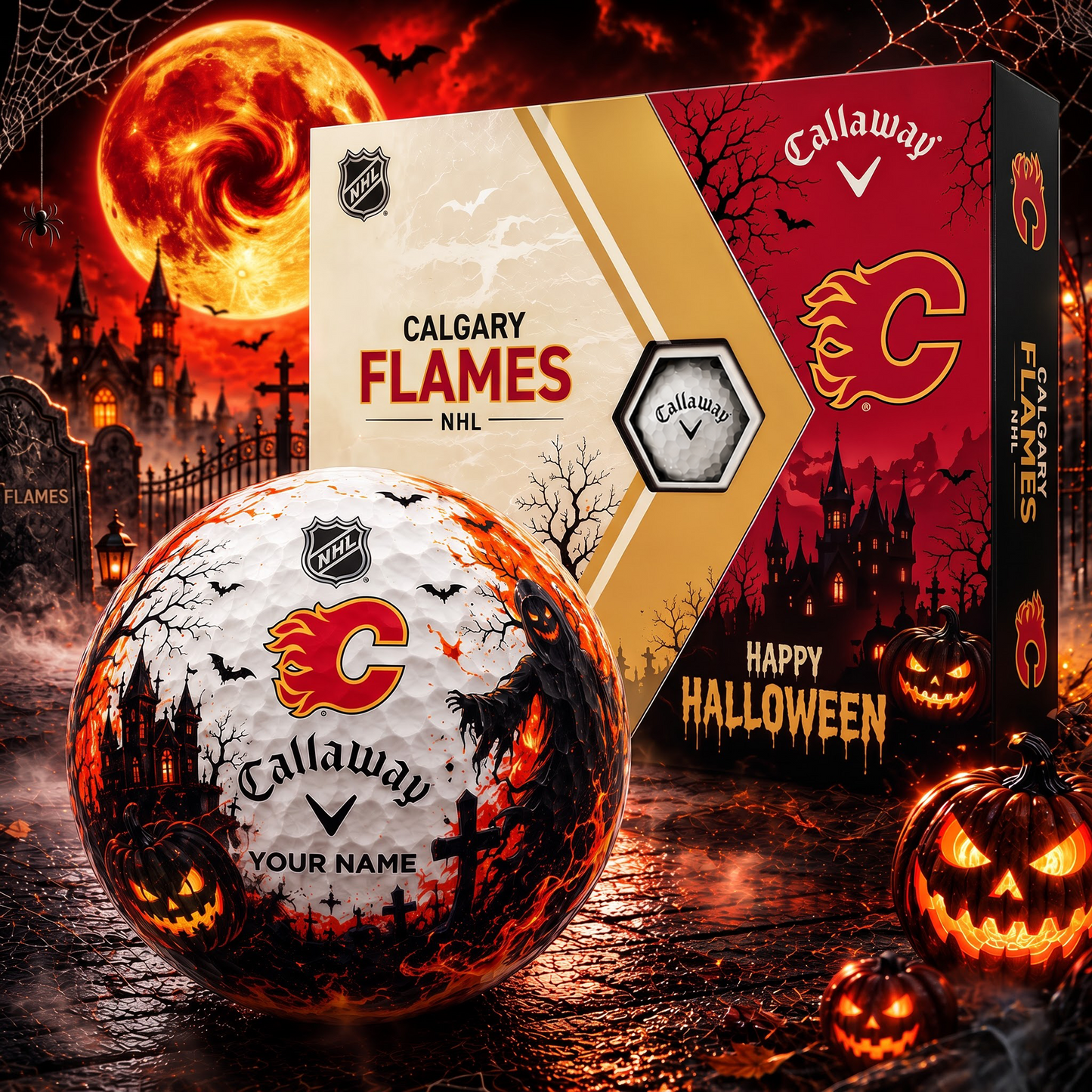 CGY X Premium NHL Halloween Golf Ball Limited Edition V3