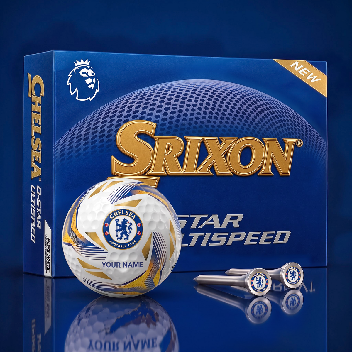 CHE_EPL Football Fan Signature Golf Ball Set Personalized Edition