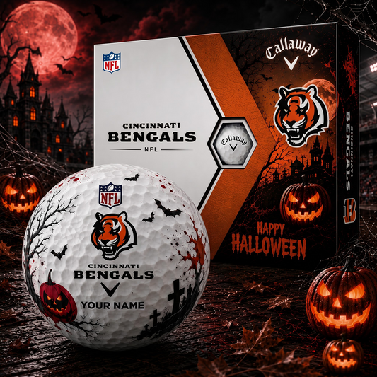 CIN X Premium NFL Halloween Golf Ball Limited Edition