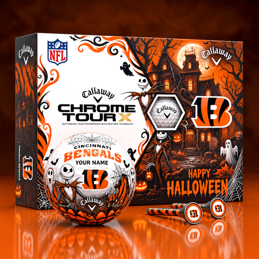 CIN x NFL Halloween Horror Golf Ball Set – Personalized Edition