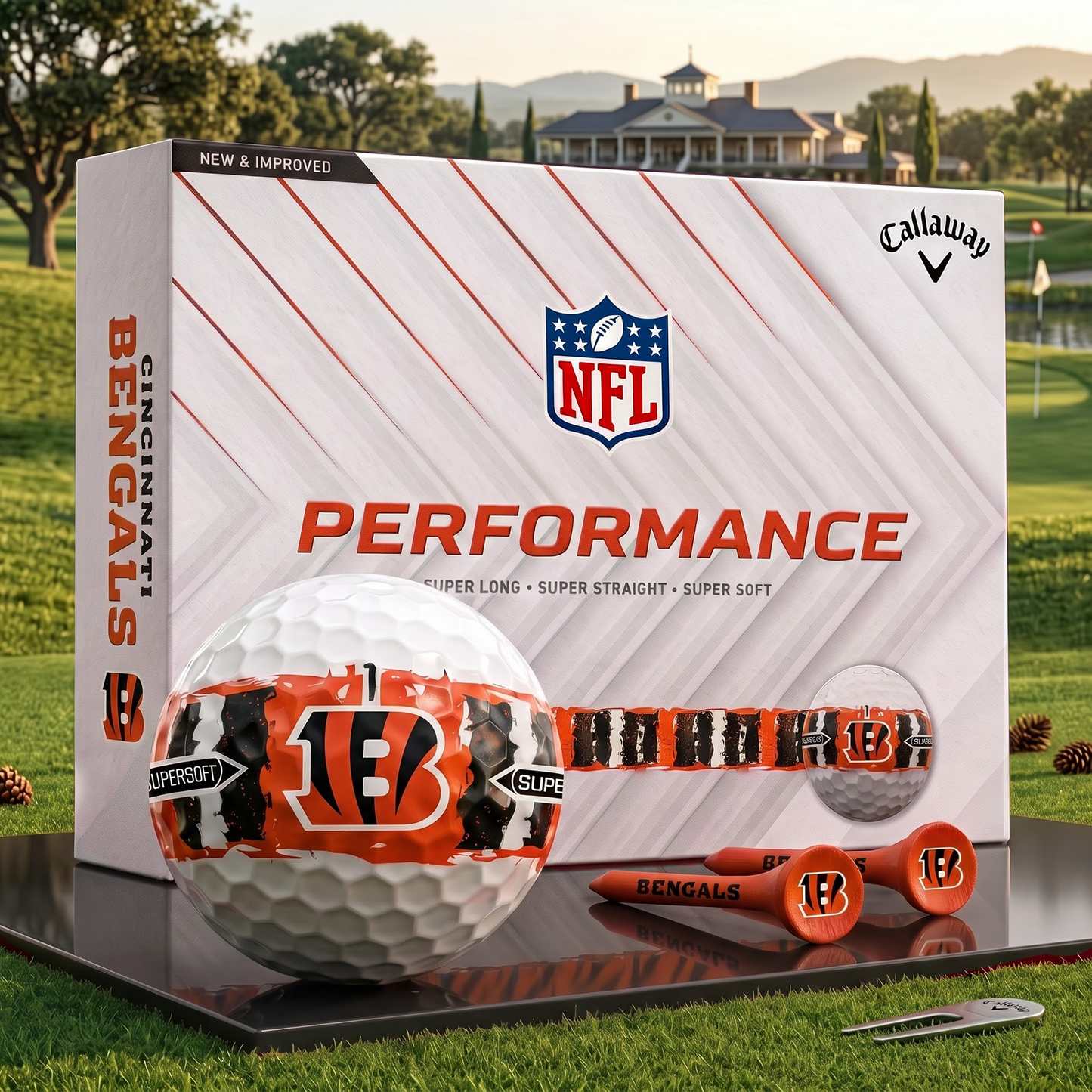 CIN_NFL Premium Golf Ball Limited Edition Set
