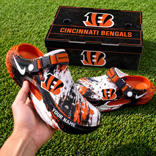 CIN_NFL Summer Slippers for Men