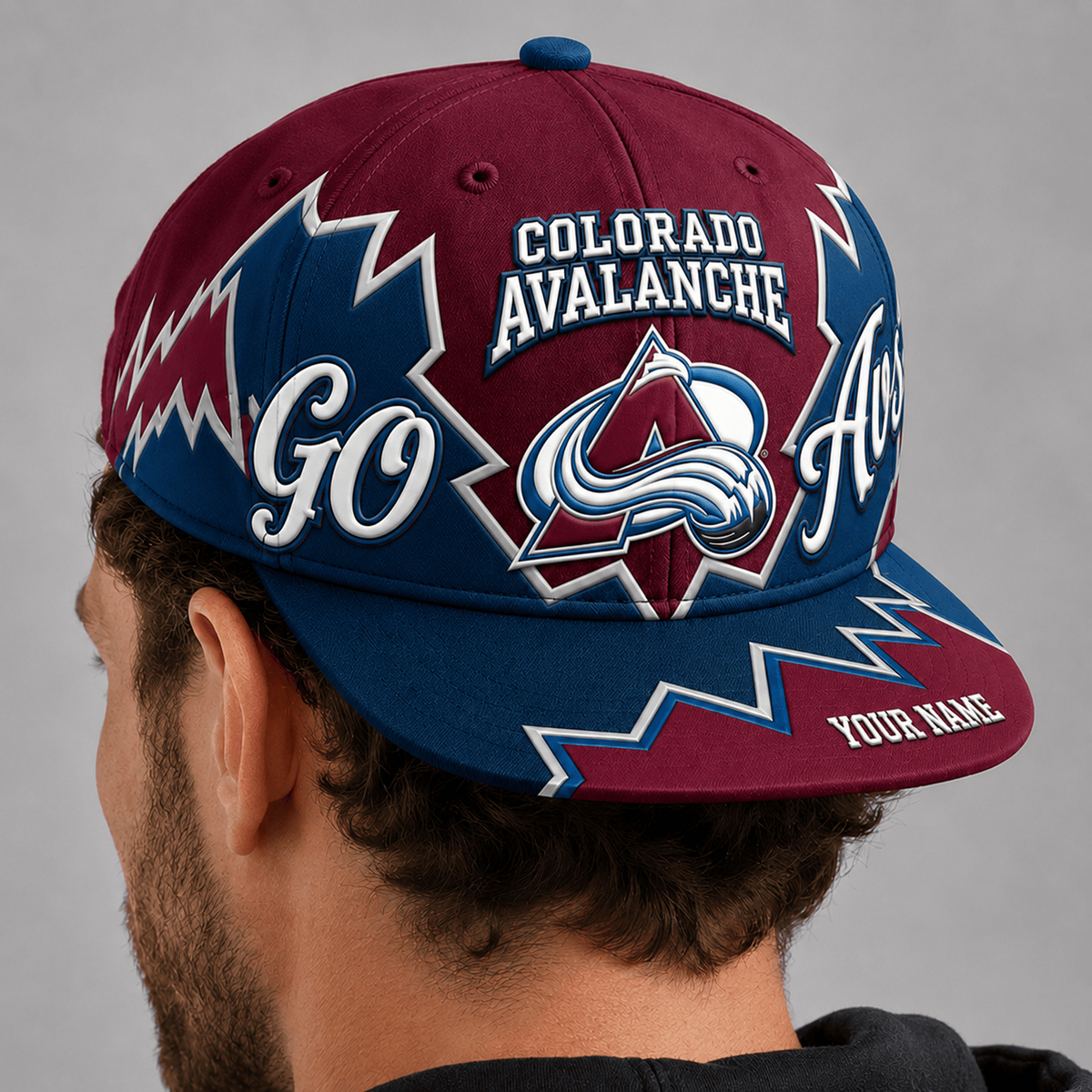 COL X NHL Premium Snapback CapPersonalized Gift For Fan Hockey Men Women