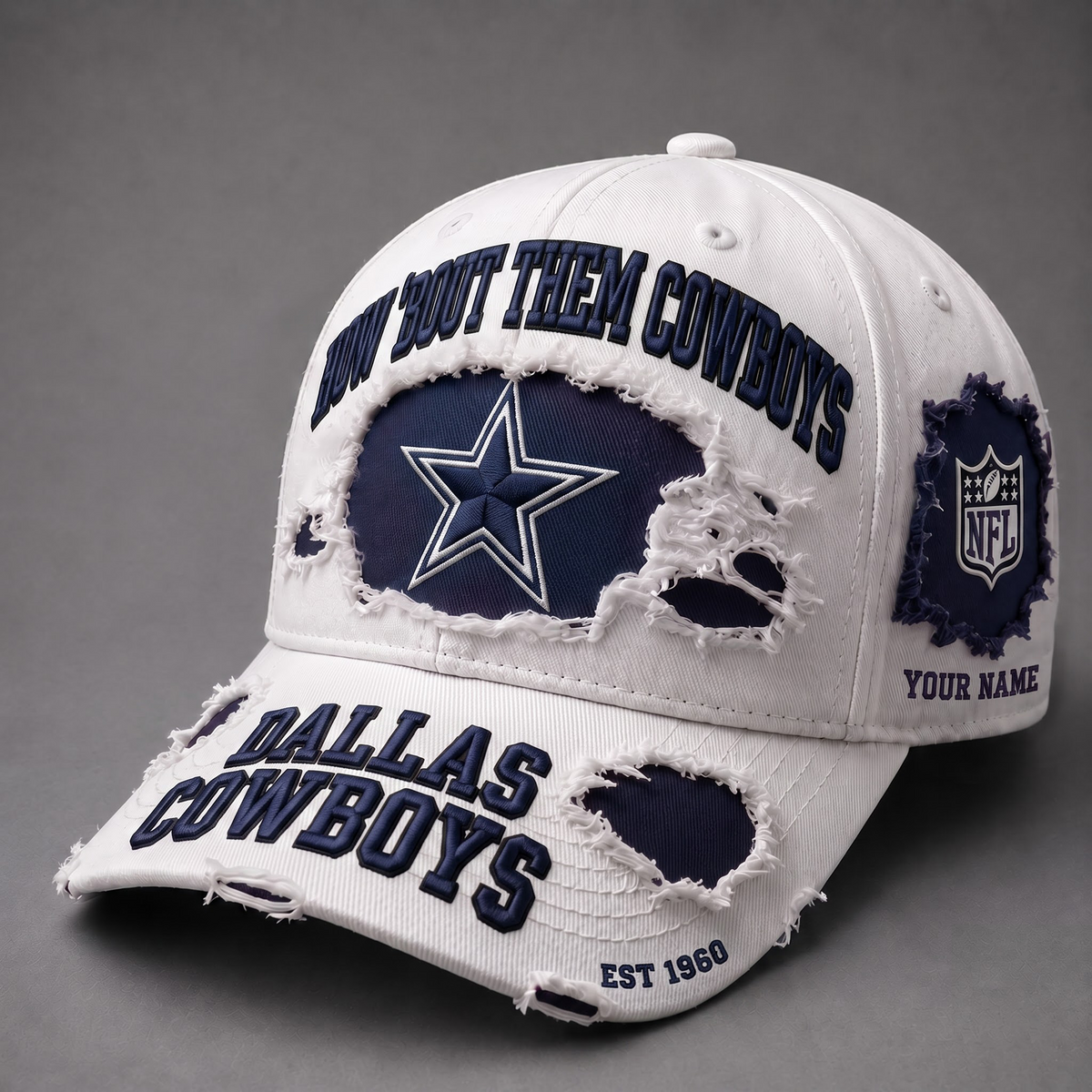DAL X NFL PREMIUM PERSONALIZED CAP FOR GAME DAY