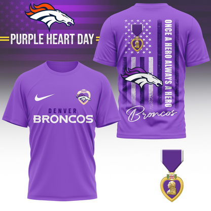 DB Premium National Purple Hear Day 3D Shirt  300626