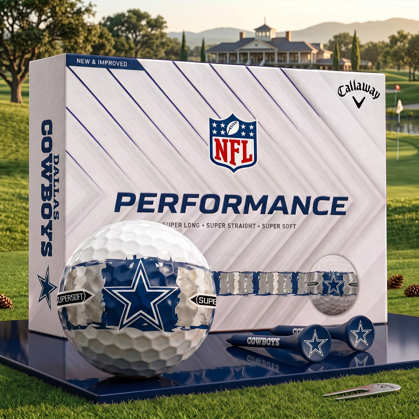 DC_NFL Premium Golf Ball Limited Edition Set