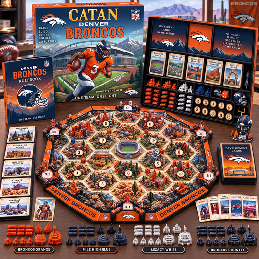 DEN X NFL Premium Strategy Board Game