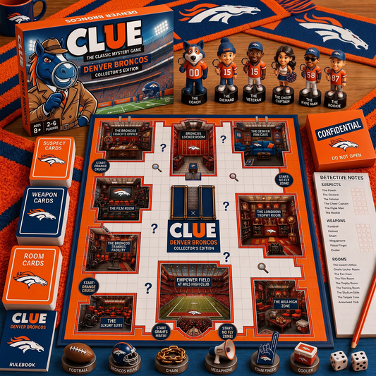DEN X PREMIUM NFL FOOTBALL CLUE – Ultimate Fan Mystery Game Set