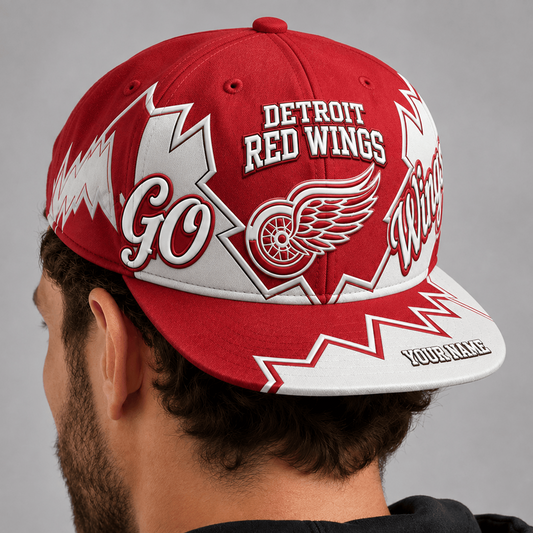 DET X NHL Premium Snapback CapPersonalized Gift For Fan Hockey Men Women