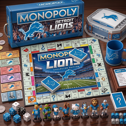 DL_PREMIUM MONOPOLY NFL COLLECTOR’S EDITION BOARD GAME