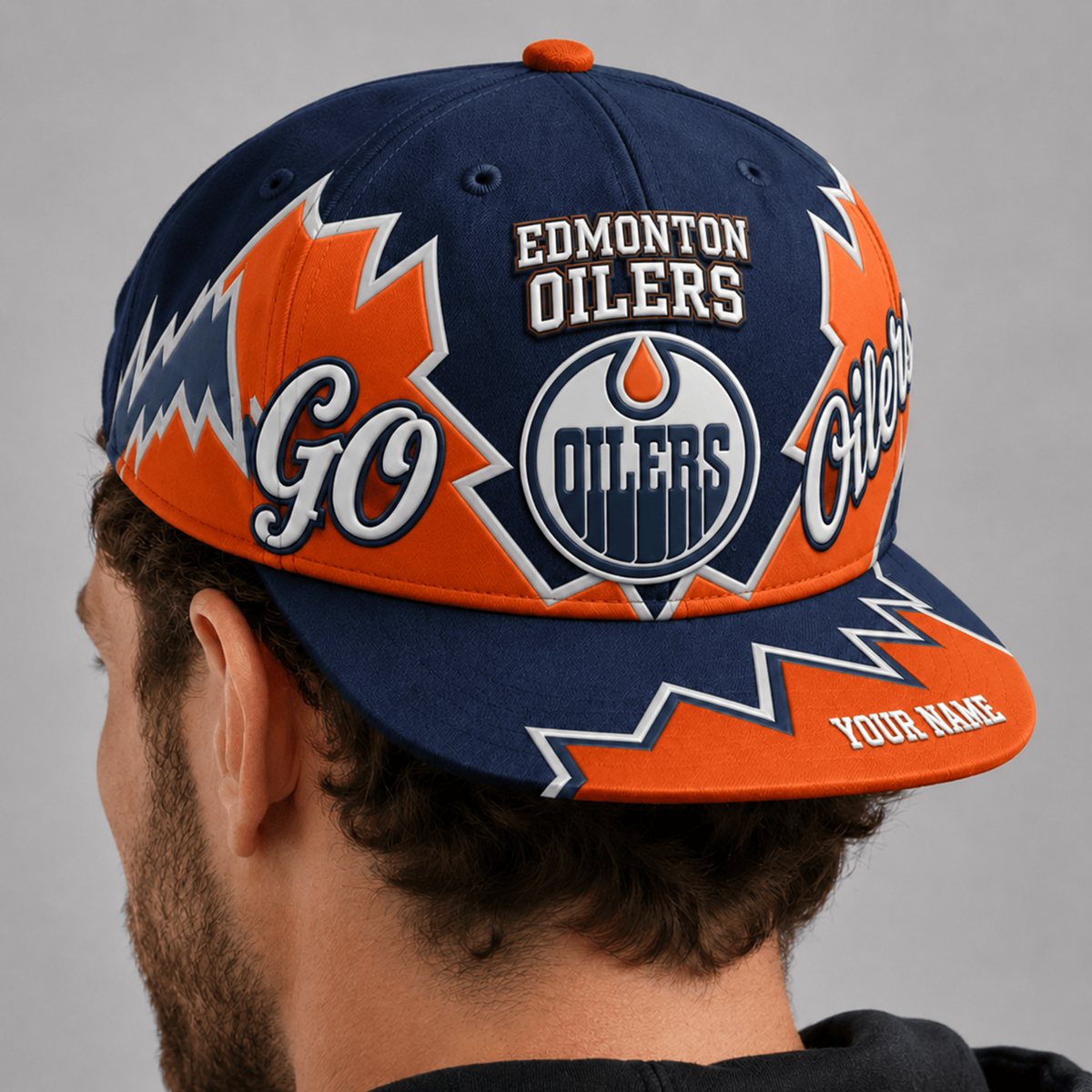 EDM X NHL Premium Snapback CapPersonalized Gift For Fan Hockey Men Women