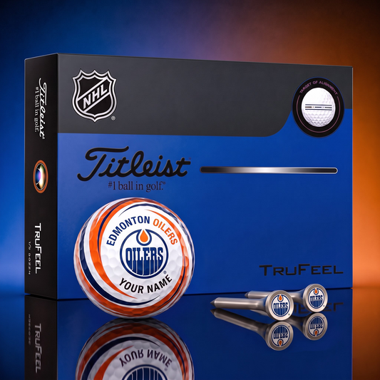 EDM X SIGNATURE NHL DELUXE PERSONALIZED GOLF BALL SET – PREMIUM EDITION