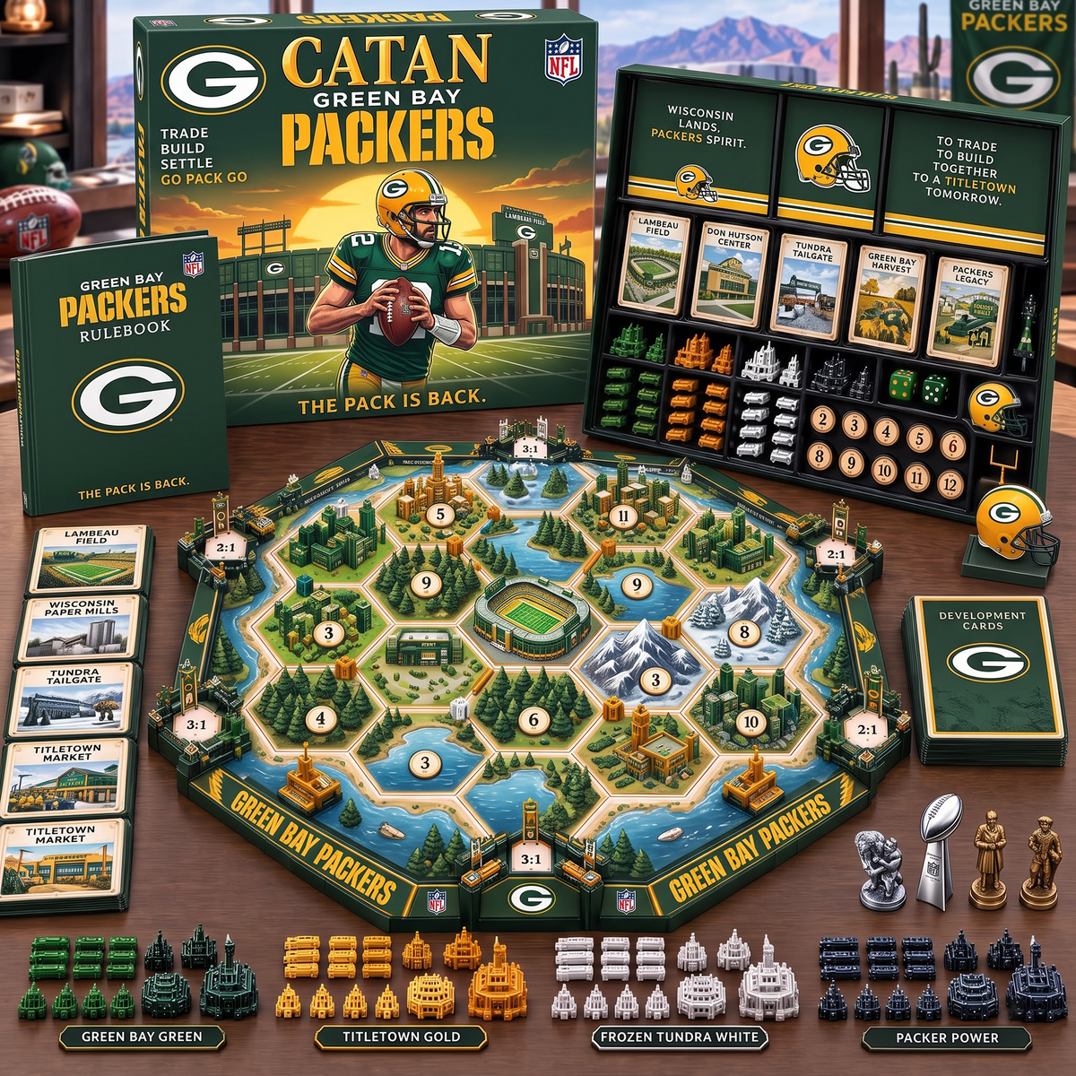 GB X NFL Premium Strategy Board Game