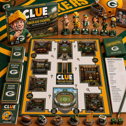 GB X PREMIUM NFL FOOTBALL CLUE – Ultimate Fan Mystery Game Set