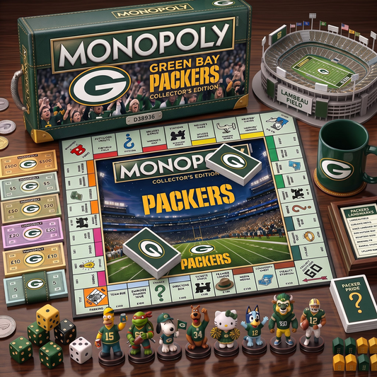 GBP_PREMIUM MONOPOLY NFL COLLECTOR’S EDITION BOARD GAME