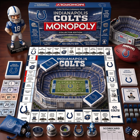 IC_MONOPOLY NFL DELUXE SPORTS BOARD GAME PREMIUM COLLECTOR EDITION