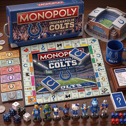 IC_PREMIUM MONOPOLY NFL COLLECTOR’S EDITION BOARD GAME