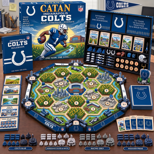 IND X NFL Premium Strategy Board Game