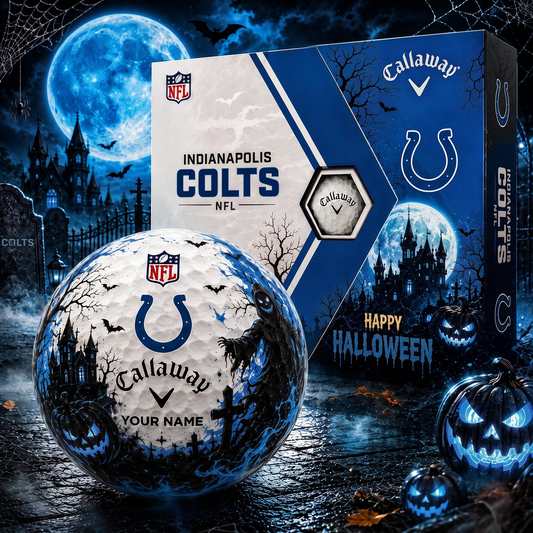 IND X Premium NFL Halloween Golf Ball Limited Edition V3