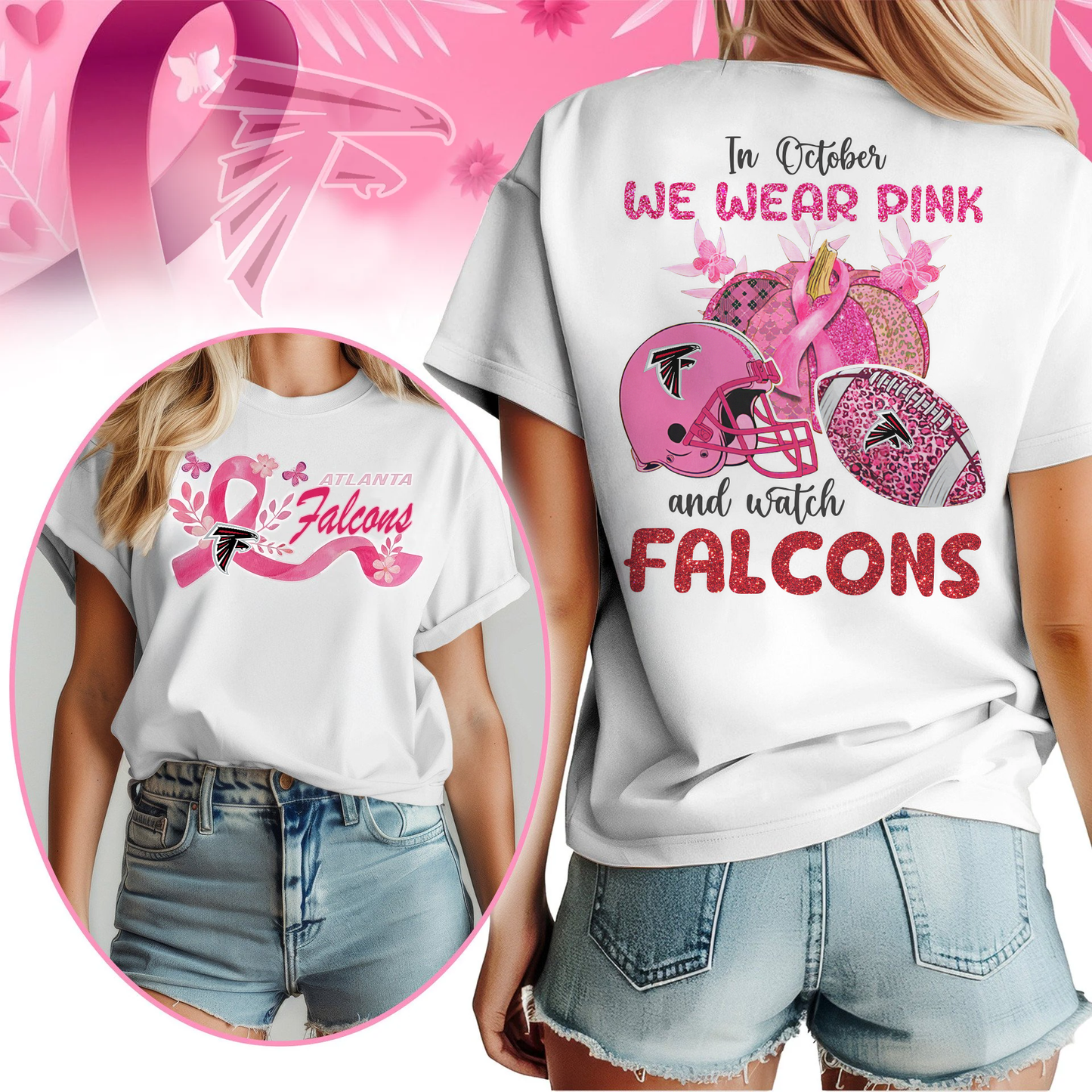 In October We Wear Pink And Watch AF Shirt  300626