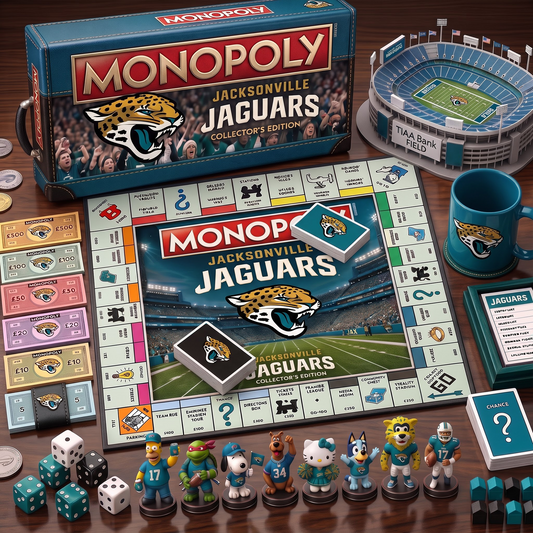JJ_PREMIUM MONOPOLY NFL COLLECTOR’S EDITION BOARD GAME