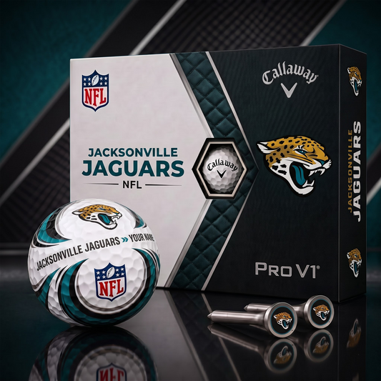 JJ_PREMIUM NFL PERSONALIZED PRO V2 GOLF BALL SET COLLECTOR EDITION 1808