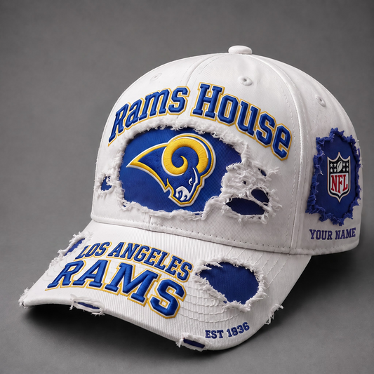 LAR X NFL PREMIUM PERSONALIZED CAP FOR GAME DAY