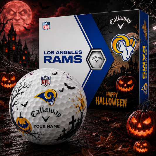 LAR X Premium NFL Halloween Golf Ball Limited Edition