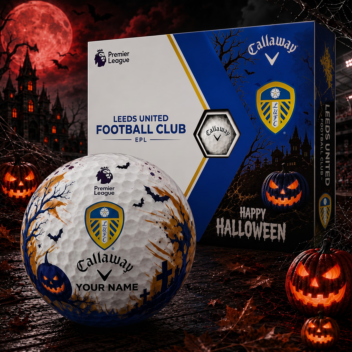 LEED X Premium EPL Halloween Golf Ball Limited Edition