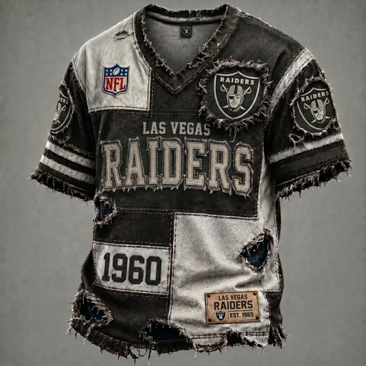 LV X NFL Premium V-Neck T-shirt Gift For Fans 0106
