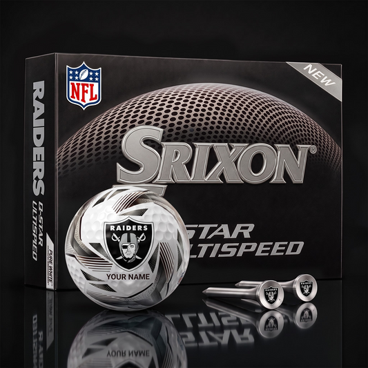LVR_NFL Football Fan Signature Golf Ball Set  Personalized Edition