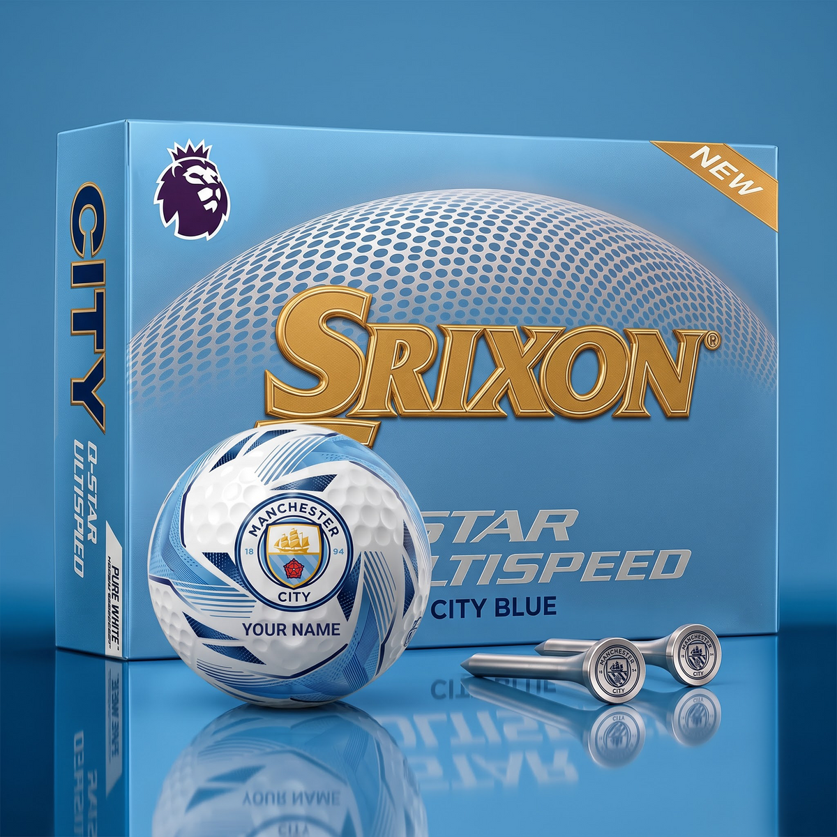 MAN_EPL Football Fan Signature Golf Ball Set Personalized Edition
