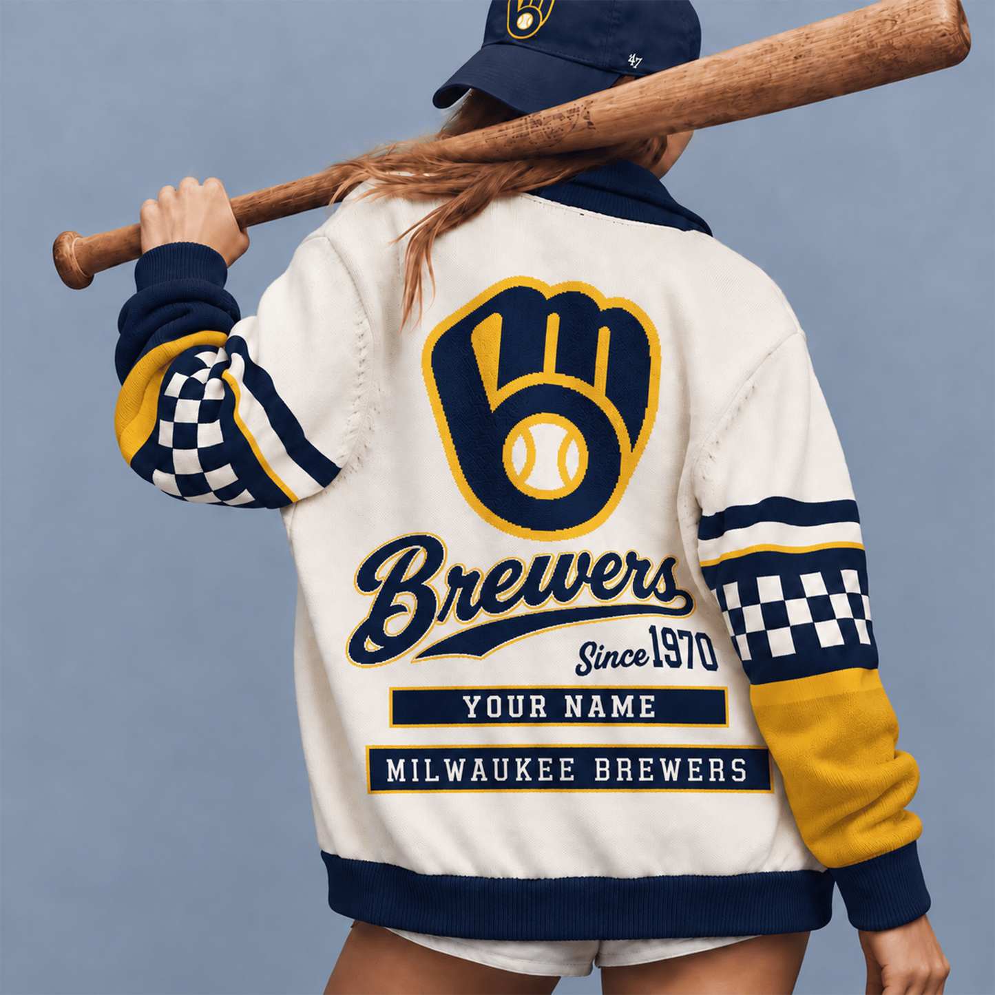 MB X MLB Premium Cardigan Jaket Personalized Gift For Fan Baseball Men Women - Limited Edition