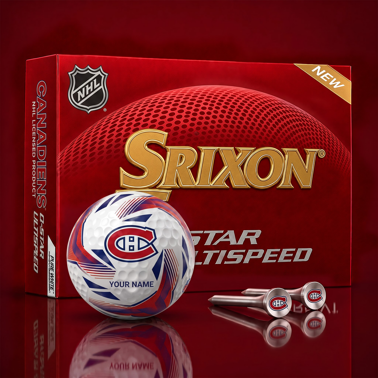 MC_NHL  Fan Signature Golf Ball Set  Personalized Edition