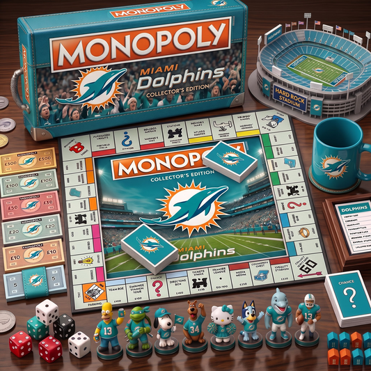 MD_PREMIUM MONOPOLY NFL COLLECTOR’S EDITION BOARD GAME