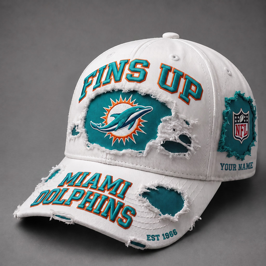 MIA X NFL PREMIUM PERSONALIZED CAP FOR GAME DAY